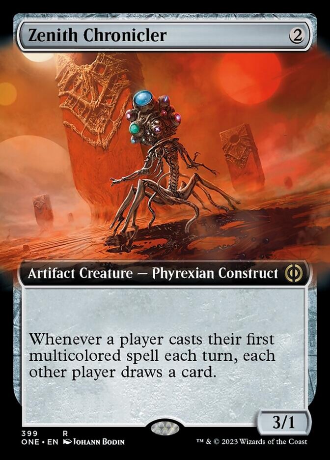 Zenith Chronicler (Extended Art) [Phyrexia: All Will Be One] | Shuffle n Cut Hobbies & Games