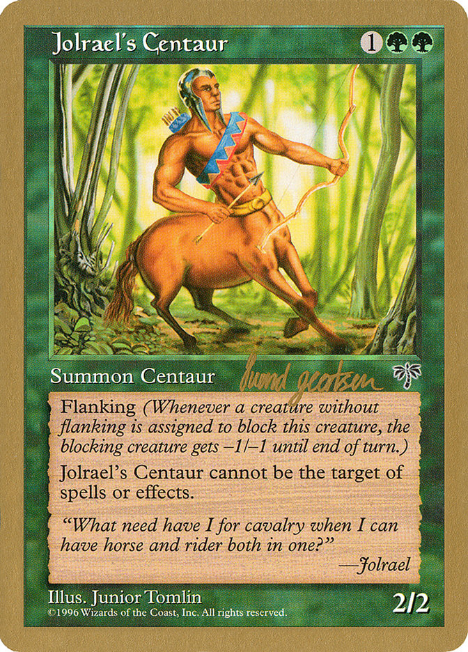 Jolrael's Centaur (Svend Geertsen) [World Championship Decks 1997] | Shuffle n Cut Hobbies & Games