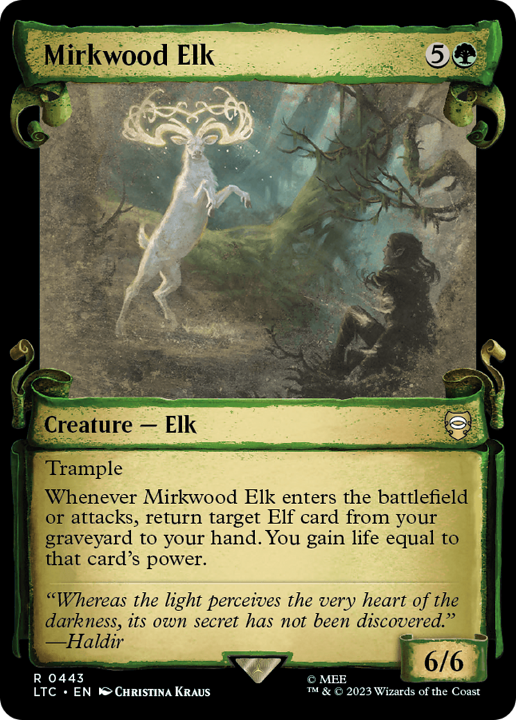 Mirkwood Elk [The Lord of the Rings: Tales of Middle-Earth Commander Showcase Scrolls] | Shuffle n Cut Hobbies & Games