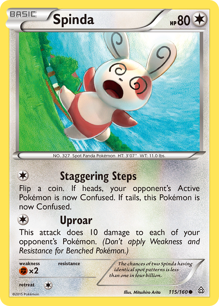 Spinda (115/160) [XY: Primal Clash] | Shuffle n Cut Hobbies & Games