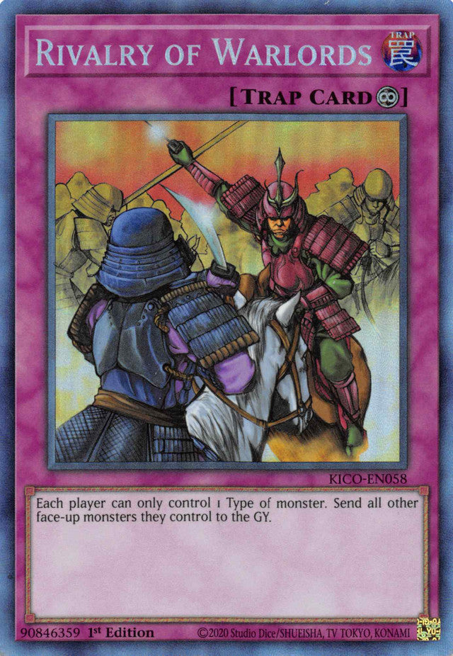 Rivalry of Warlords (Collector's Rare) [KICO-EN058] Collector's Rare | Shuffle n Cut Hobbies & Games