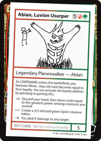 Abian, Luvion Usurper (2021 Edition) [Mystery Booster Playtest Cards] | Shuffle n Cut Hobbies & Games