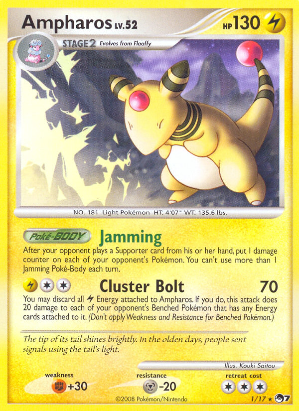 Ampharos (1/17) [POP Series 7] | Shuffle n Cut Hobbies & Games