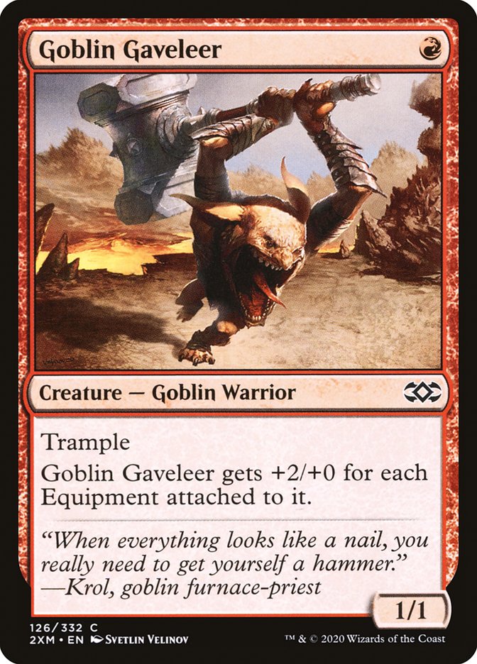 Goblin Gaveleer [Double Masters] | Shuffle n Cut Hobbies & Games