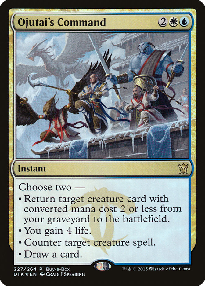 Ojutai's Command (Buy-A-Box) [Dragons of Tarkir Promos] | Shuffle n Cut Hobbies & Games