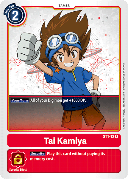 Tai Kamiya [ST1-12] [Starter Deck: Gaia Red] | Shuffle n Cut Hobbies & Games