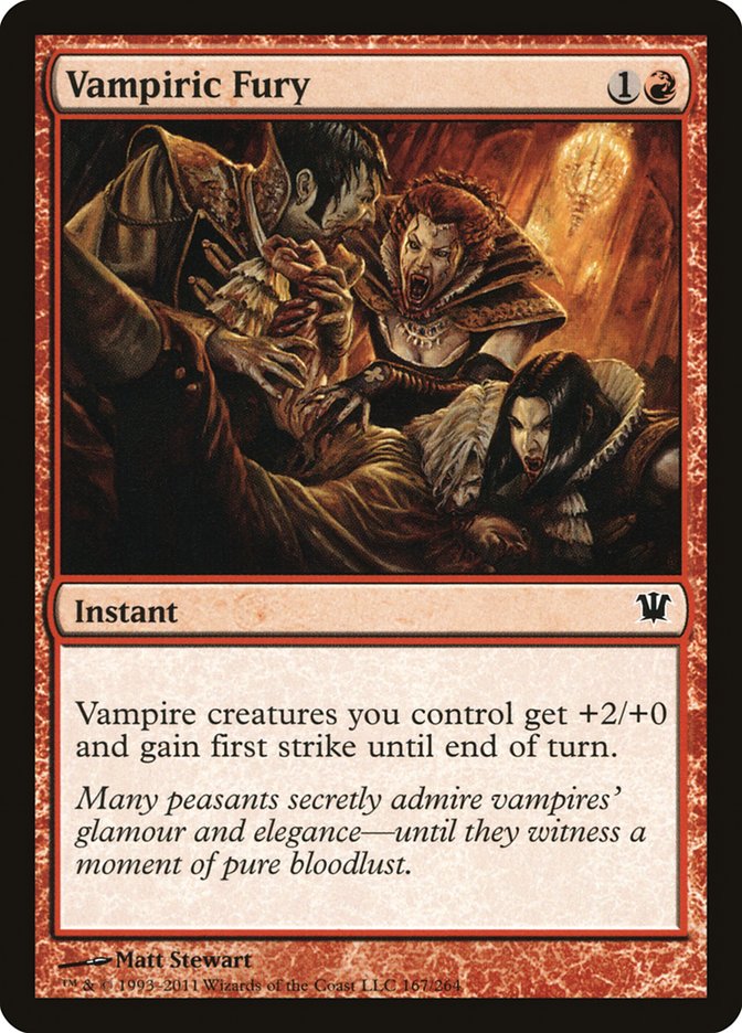 Vampiric Fury [Innistrad] | Shuffle n Cut Hobbies & Games