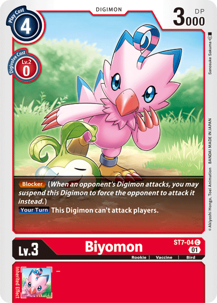 Biyomon [ST7-04] [Starter Deck: Gallantmon] | Shuffle n Cut Hobbies & Games