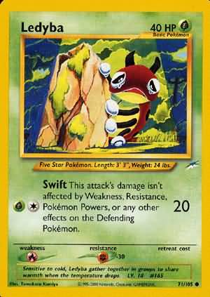 Ledyba (71/105) [Neo Destiny Unlimited] | Shuffle n Cut Hobbies & Games