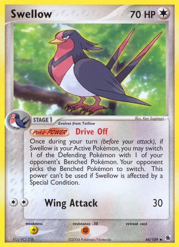 Swellow (46/109) [EX: Battle Stadium] | Shuffle n Cut Hobbies & Games