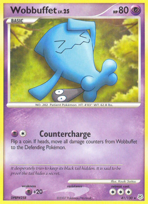 Wobbuffet (41/130) [Diamond & Pearl: Base Set] | Shuffle n Cut Hobbies & Games