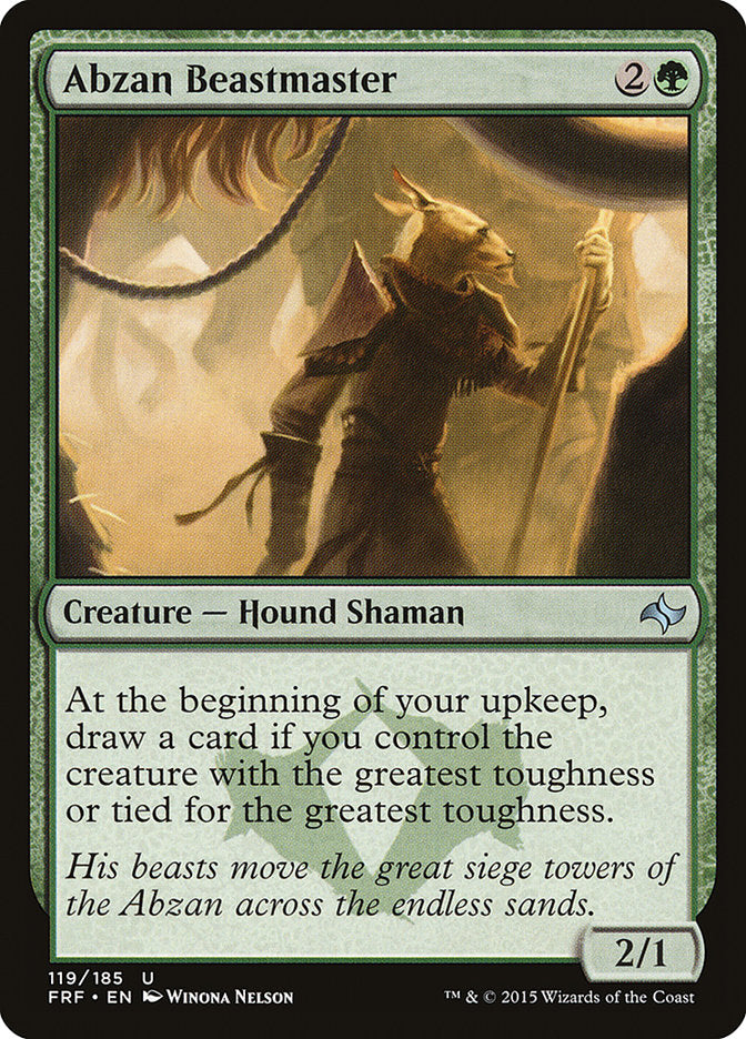 Abzan Beastmaster [Fate Reforged] | Shuffle n Cut Hobbies & Games