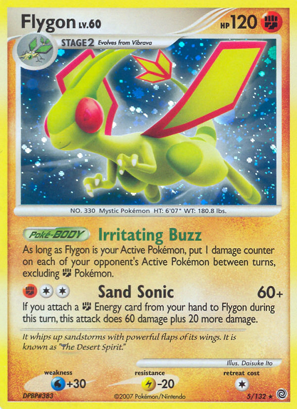 Flygon (5/132) [Diamond & Pearl: Secret Wonders] | Shuffle n Cut Hobbies & Games