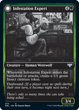 Infestation Expert // Infested Werewolf [Innistrad: Double Feature] | Shuffle n Cut Hobbies & Games