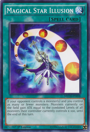 Magical Star Illusion [NECH-EN058] Common | Shuffle n Cut Hobbies & Games