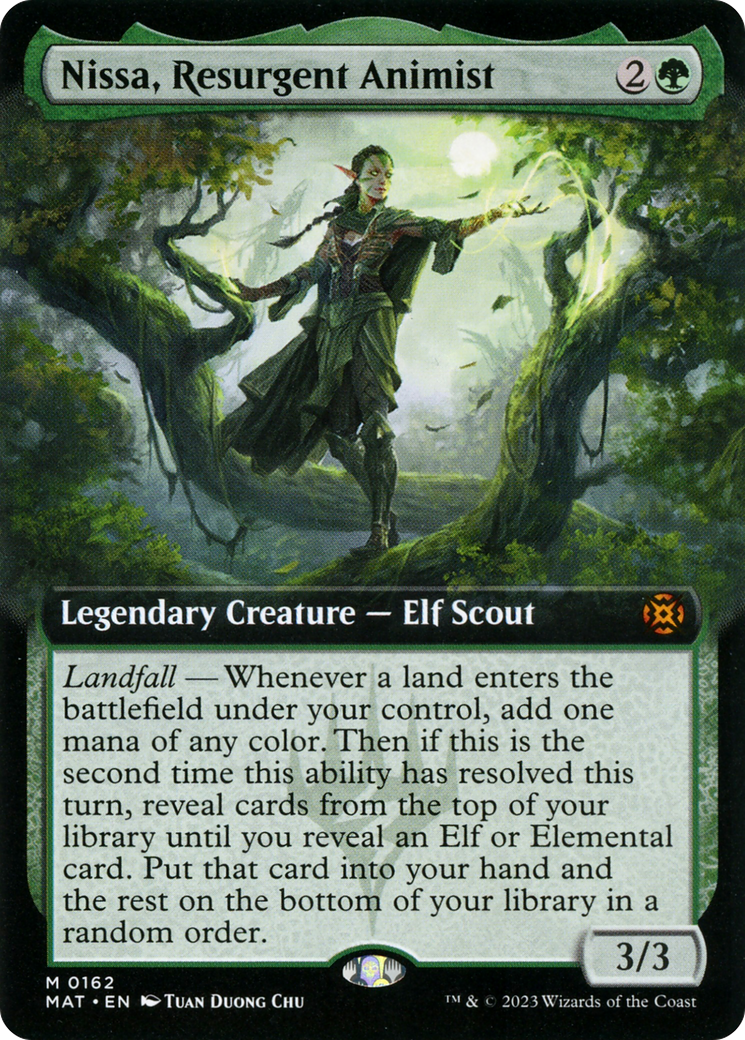 Nissa, Resurgent Animist (Extended Art) [March of the Machine: The Aftermath] | Shuffle n Cut Hobbies & Games