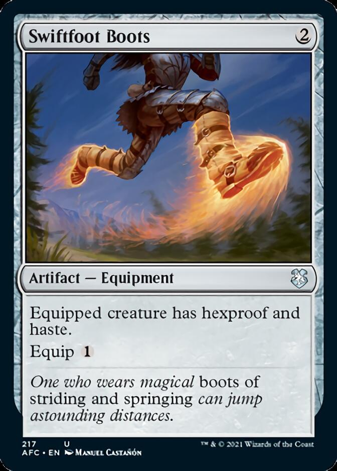 Swiftfoot Boots [Dungeons & Dragons: Adventures in the Forgotten Realms Commander] | Shuffle n Cut Hobbies & Games