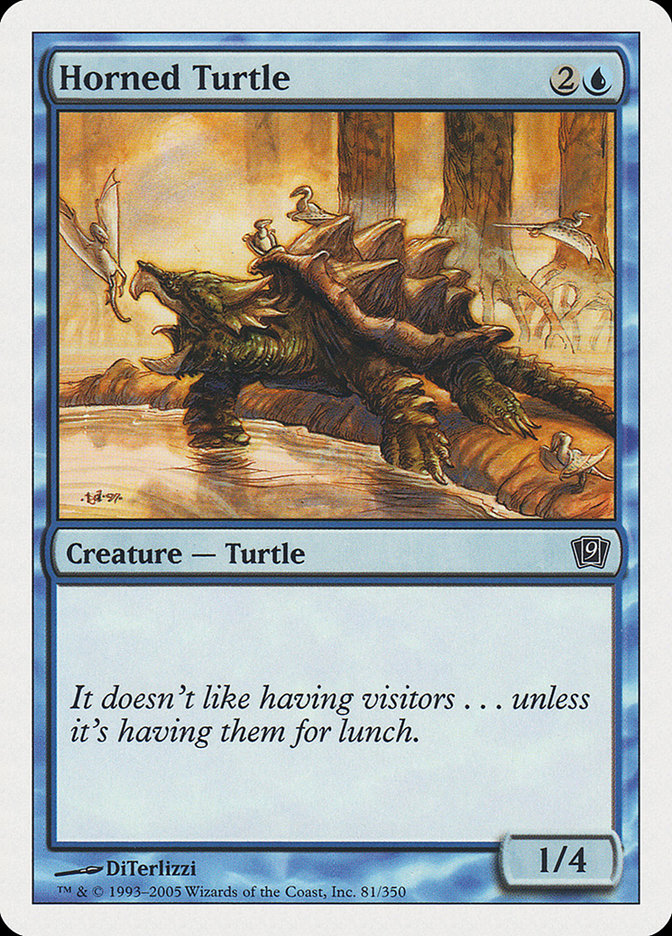 Horned Turtle [Ninth Edition] | Shuffle n Cut Hobbies & Games