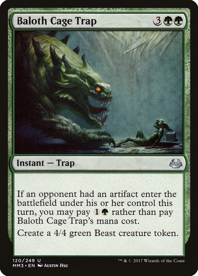 Baloth Cage Trap [Modern Masters 2017] | Shuffle n Cut Hobbies & Games