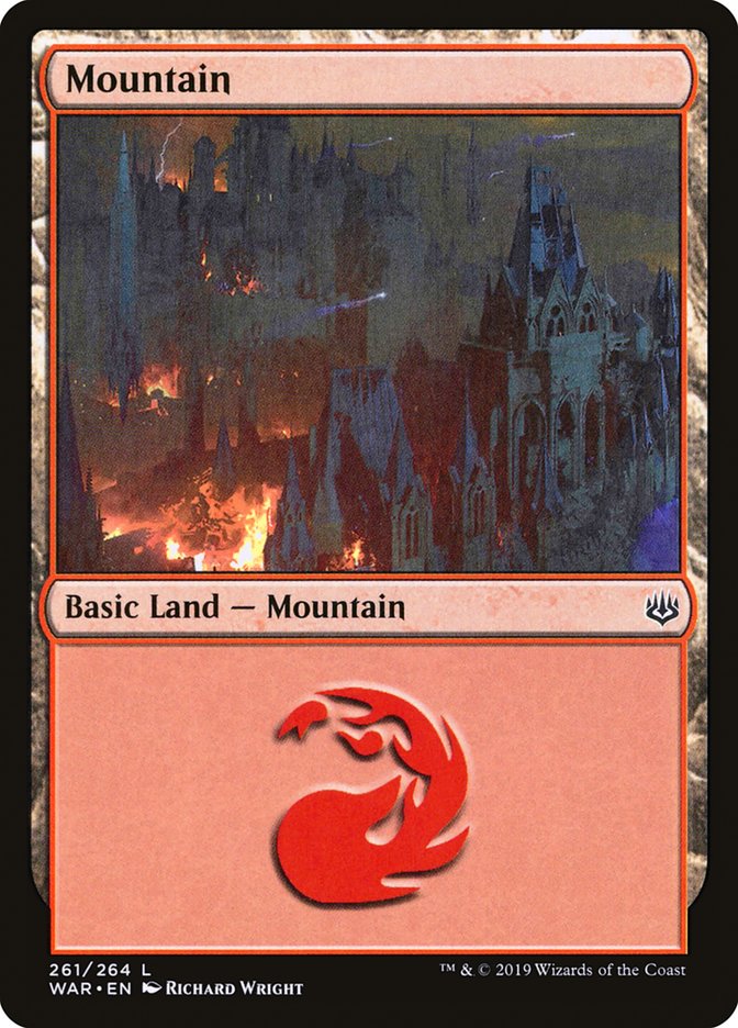 Mountain (261) [War of the Spark] | Shuffle n Cut Hobbies & Games