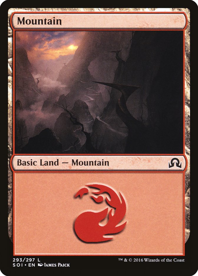 Mountain (293) [Shadows over Innistrad] | Shuffle n Cut Hobbies & Games