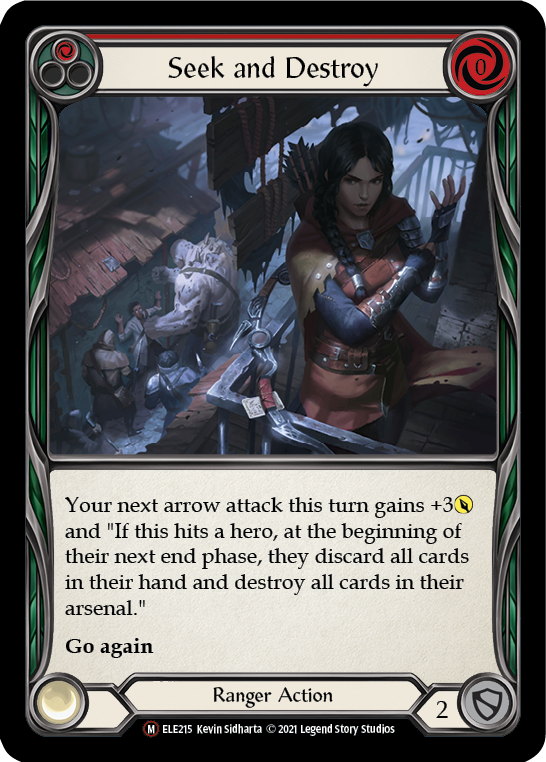 Seek and Destroy [U-ELE215] Unlimited Rainbow Foil | Shuffle n Cut Hobbies & Games