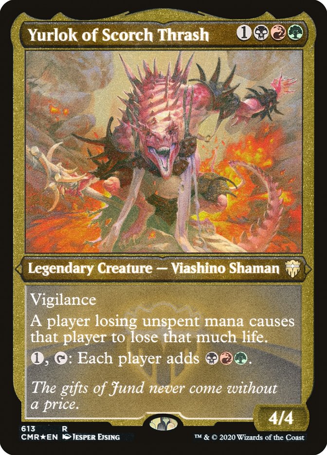 Yurlok of Scorch Thrash (Etched) [Commander Legends] | Shuffle n Cut Hobbies & Games