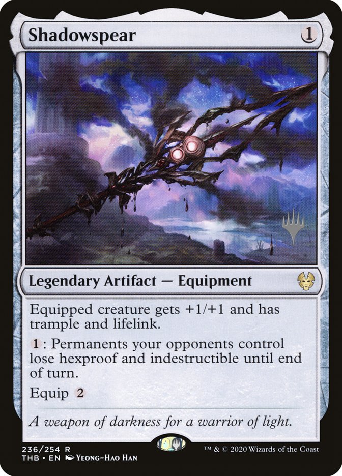Shadowspear (Promo Pack) [Theros Beyond Death Promos] | Shuffle n Cut Hobbies & Games