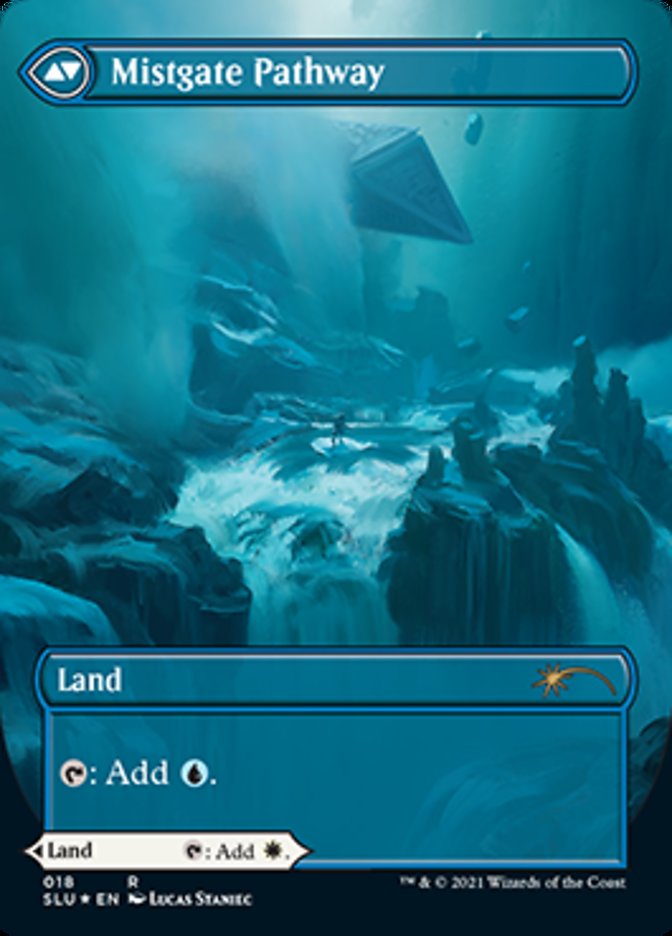 Hengegate Pathway // Mistgate Pathway (Borderless) [Secret Lair: Ultimate Edition 2] | Shuffle n Cut Hobbies & Games