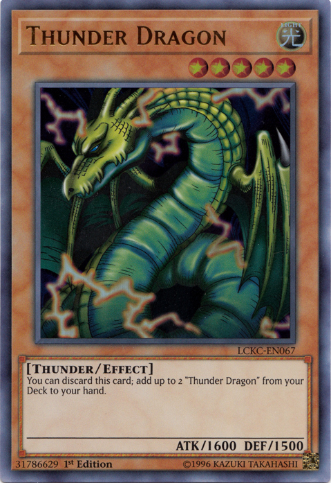 Thunder Dragon [LCKC-EN067] Ultra Rare | Shuffle n Cut Hobbies & Games