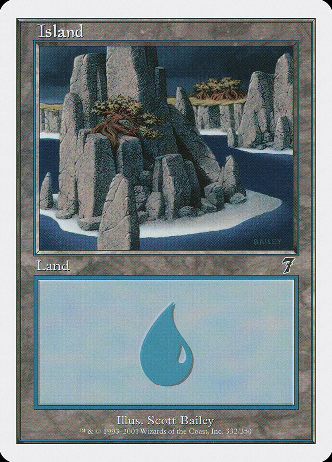 Island (332) [Seventh Edition] | Shuffle n Cut Hobbies & Games