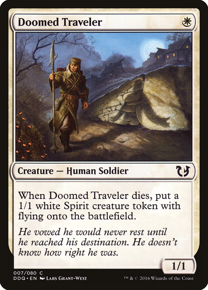 Doomed Traveler [Duel Decks: Blessed vs. Cursed] | Shuffle n Cut Hobbies & Games