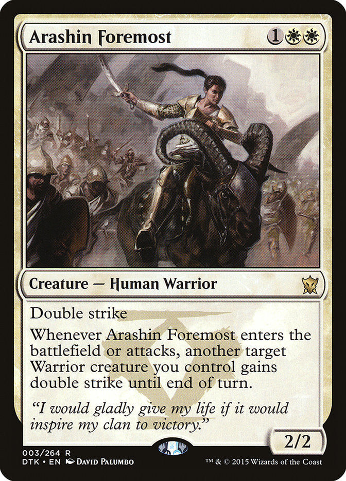 Arashin Foremost [Dragons of Tarkir] | Shuffle n Cut Hobbies & Games