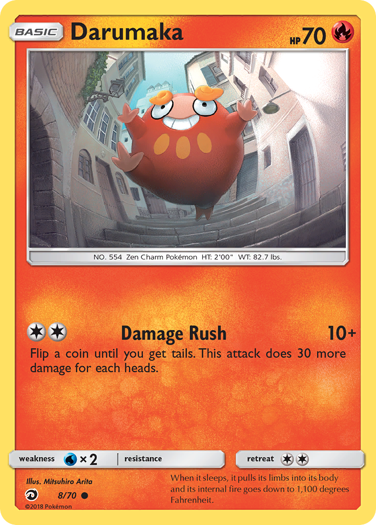 Darumaka (8/70) [Sun & Moon: Dragon Majesty] | Shuffle n Cut Hobbies & Games