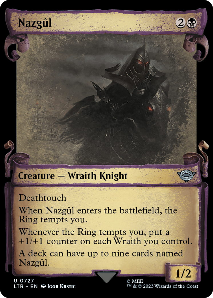 Nazgul (0727) [The Lord of the Rings: Tales of Middle-Earth Showcase Scrolls] | Shuffle n Cut Hobbies & Games
