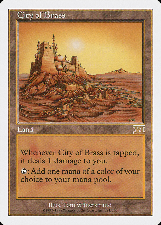 City of Brass [Classic Sixth Edition] | Shuffle n Cut Hobbies & Games