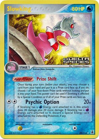 Slowking (28/113) (Stamped) [EX: Delta Species] | Shuffle n Cut Hobbies & Games