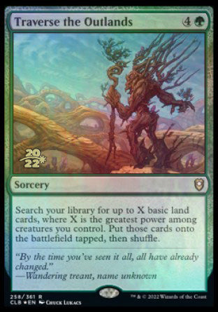 Traverse the Outlands [Commander Legends: Battle for Baldur's Gate Prerelease Promos] | Shuffle n Cut Hobbies & Games