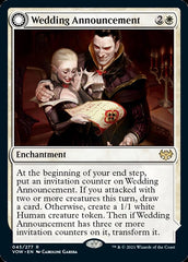 Wedding Announcement // Wedding Festivity [Innistrad: Crimson Vow] | Shuffle n Cut Hobbies & Games