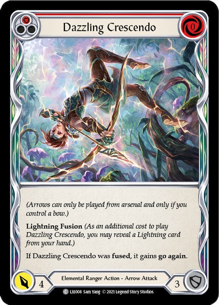 Dazzling Crescendo (Red) [LXI008] (Tales of Aria Lexi Blitz Deck)  1st Edition Normal | Shuffle n Cut Hobbies & Games