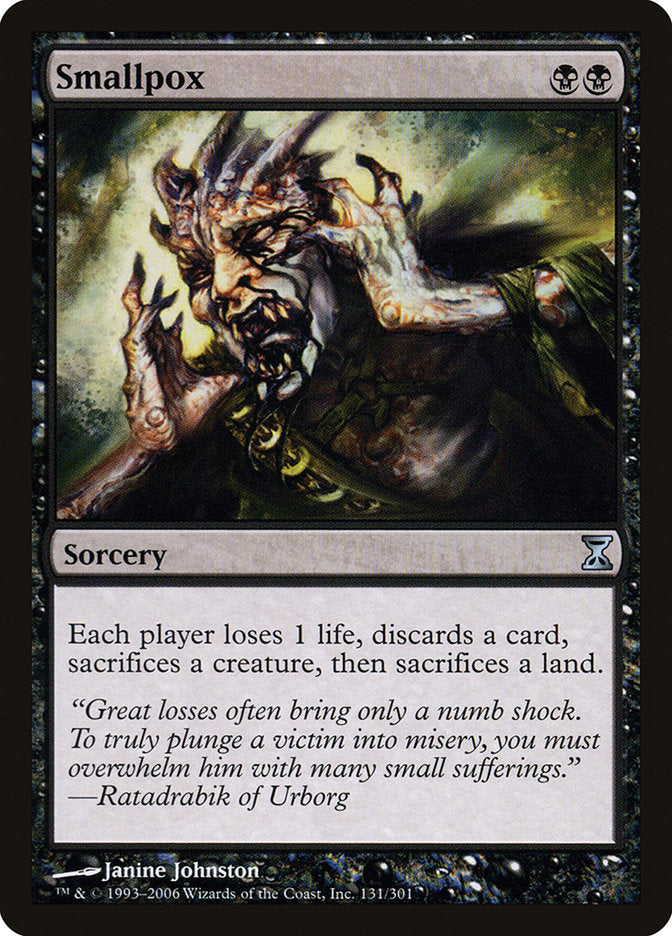 Smallpox [Time Spiral] | Shuffle n Cut Hobbies & Games