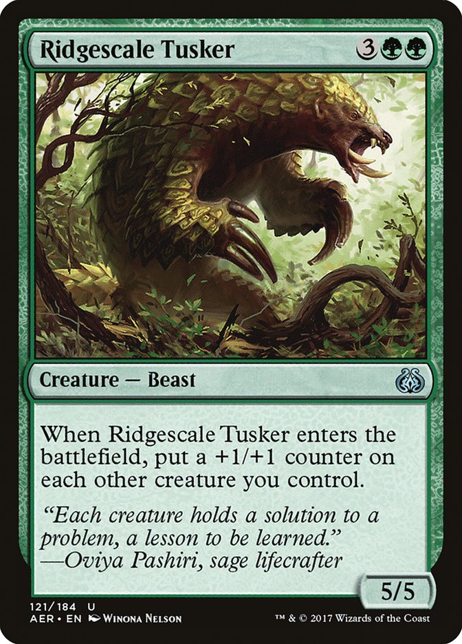 Ridgescale Tusker [Aether Revolt] | Shuffle n Cut Hobbies & Games