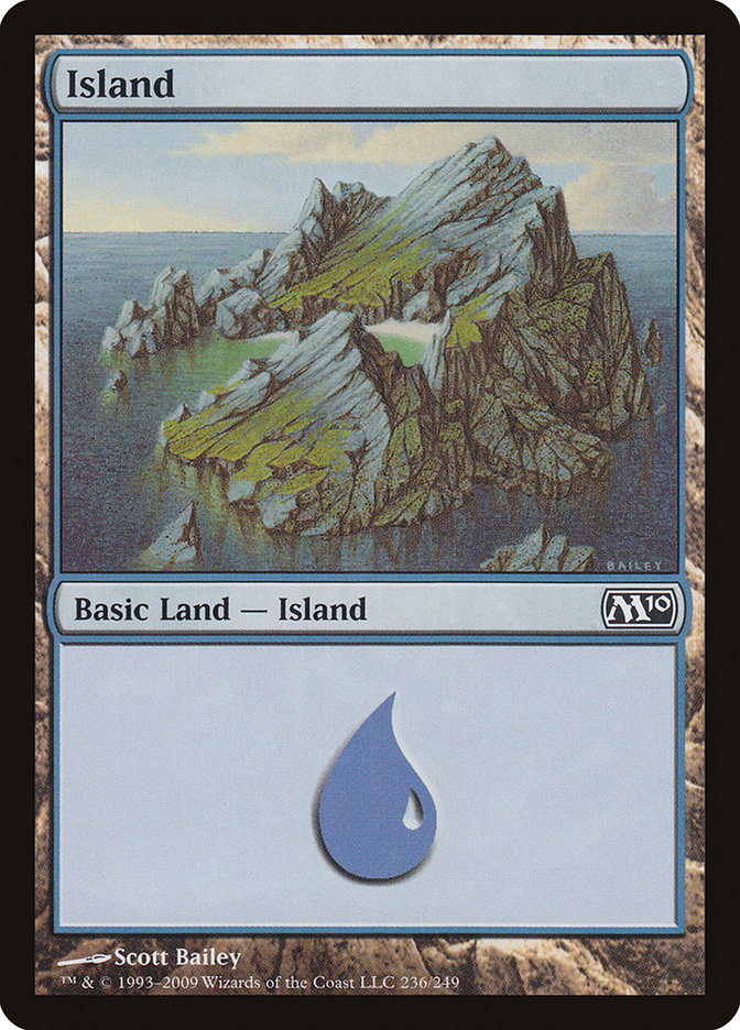 Island (236) [Magic 2010] | Shuffle n Cut Hobbies & Games