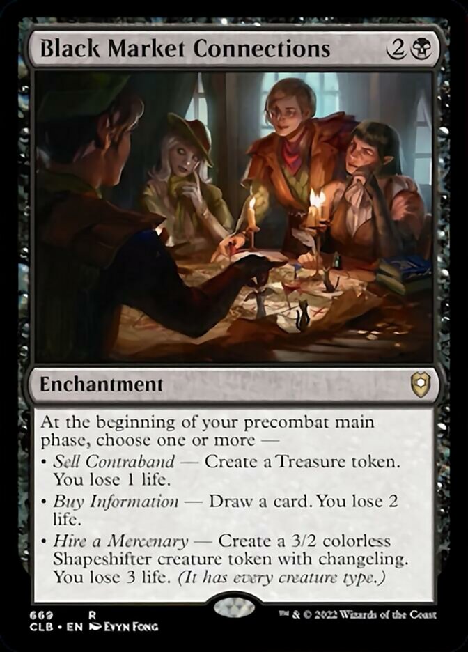Black Market Connections [Commander Legends: Battle for Baldur's Gate] | Shuffle n Cut Hobbies & Games