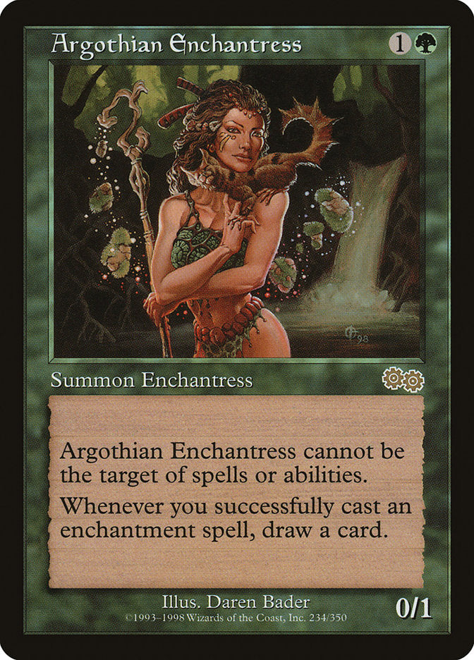 Argothian Enchantress [Urza's Saga] | Shuffle n Cut Hobbies & Games