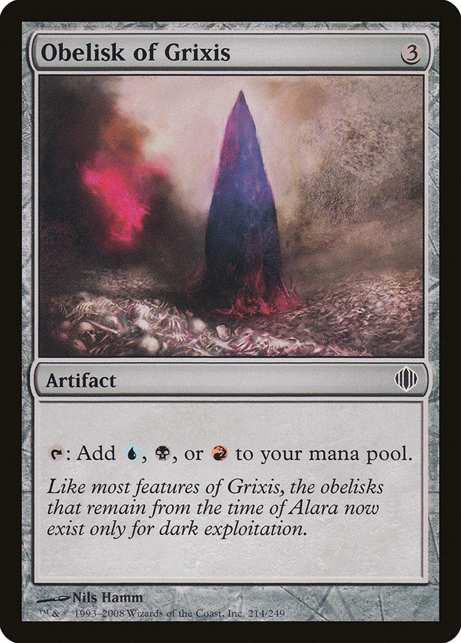 Obelisk of Grixis [Shards of Alara] | Shuffle n Cut Hobbies & Games