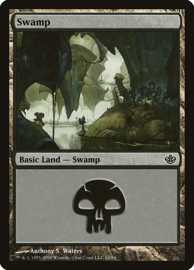 Swamp (62) [Duel Decks: Garruk vs. Liliana] | Shuffle n Cut Hobbies & Games