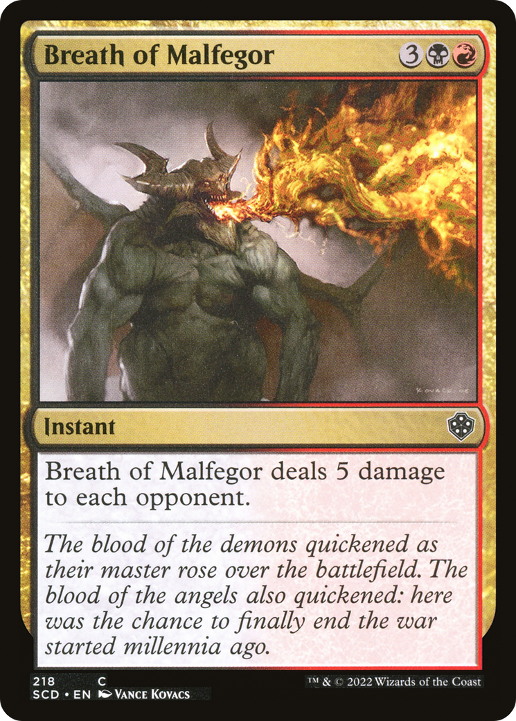 Breath of Malfegor [Starter Commander Decks] | Shuffle n Cut Hobbies & Games