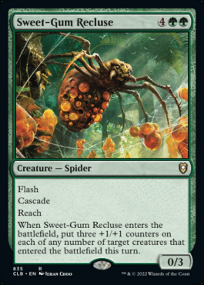 Sweet-Gum Recluse [Commander Legends: Battle for Baldur's Gate] | Shuffle n Cut Hobbies & Games