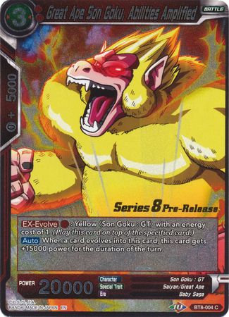 Great Ape Son Goku, Abilities Amplified [BT8-004_PR] | Shuffle n Cut Hobbies & Games